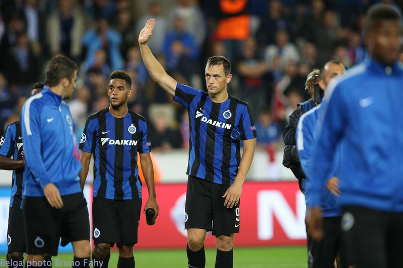 BrunoFahy's tweet photo. Last game for @ClubBrugge for @TomDeSutter9 . #cluman @BelgaImage http://t.co/pY0P8lfRux