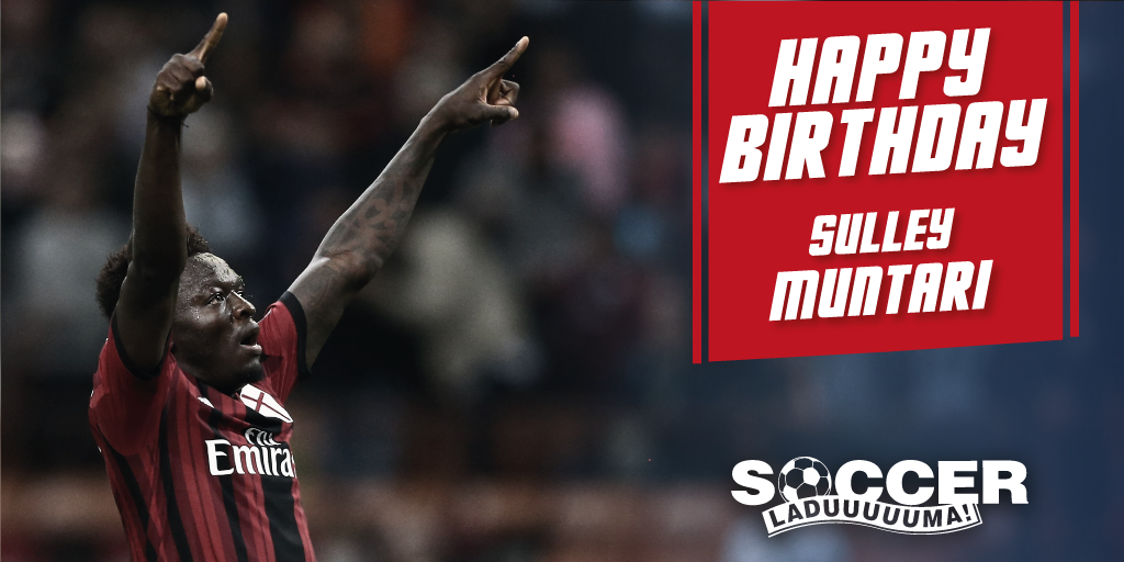 Happy Birthday to Ghanian international Sulley Muntari! 