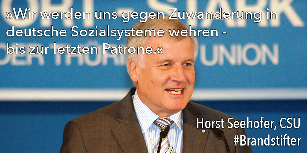 Die #Brandstifter stehen nicht nur vor den Unterkünften. Sie sitzen auch in den Parlamenten! #2808hdn #2908dd