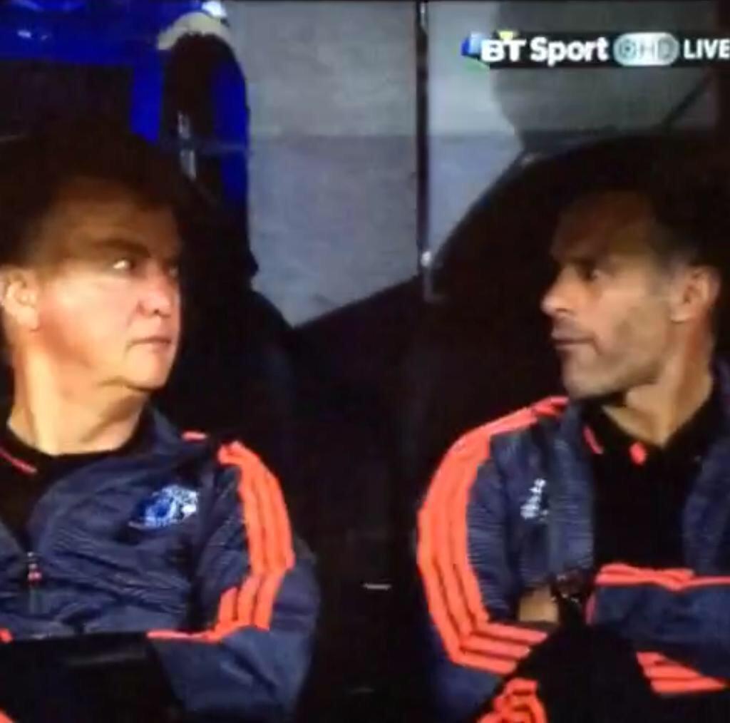 The face you pull when your back-up striker misses a penalty. #mufc