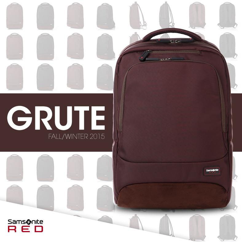 samsonite red laptop backpack