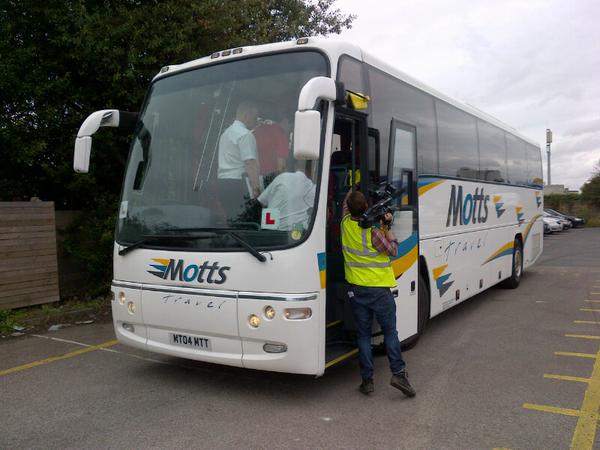 We're training <a href="/achrisevans/">Chris Evans</a> and <a href="/MissAlexjones/">Alex Jones</a> for Children In Need. Look out for us on The One Show on Friday!