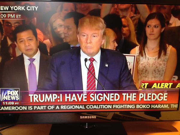 WillCarr's tweet photo. .@realDonaldTrump: I'm very happy for #TomBrady @FoxNews #FoxNews @GretchenCarlson http://t.co/Zot4x2LA3D
