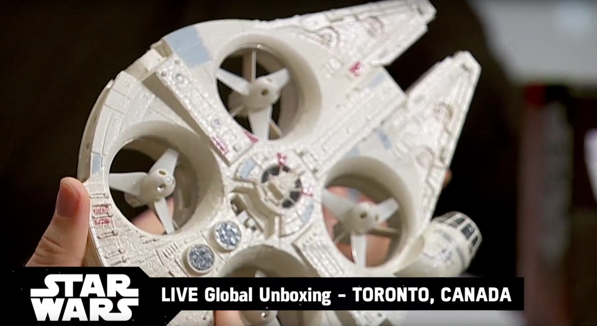 BakerLJ's tweet image. Disney to sell Millennium Falcon drone. Suddenly the idea of your kid&apos;s StarWars toys got real ow.ly/RLa6k