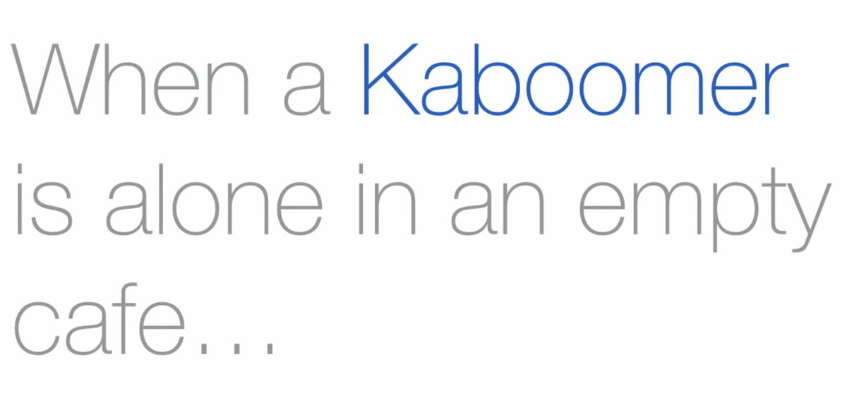 KaboomApp's tweet photo. Find out what happens when a #Kaboomer is alone in a cafe...
#howtoinvite #KaboomFB #iOS 
https://t.co/q3dfquZgKD http://t.co/Kc4diwODCa