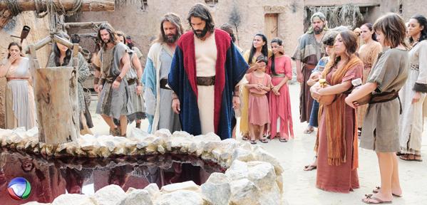 Ramsés contamina a fonte da vila dos hebreus r7.com/GCDu #OsDezMandamentos