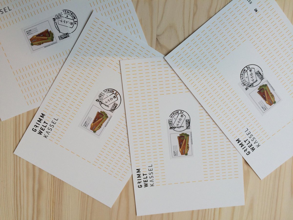 Nicht nur für Philatelisten - die #Sonderbriefmarke der #GRIMMWELT ist ab morgen für 2,- € erhältlich (ah) http://t.co/JE9ED2anUh