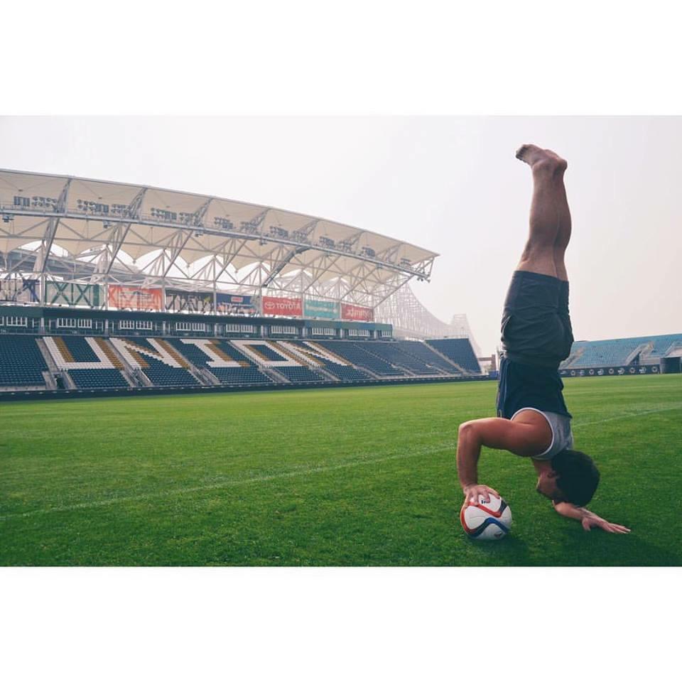 yogawithjake's tweet photo. Yoga + @PhilaUnion #soccer September 20th: 4:30 #yoga 7:00 kickoff contact me for tickets! #doop @MLS http://t.co/meX9FIG6m0