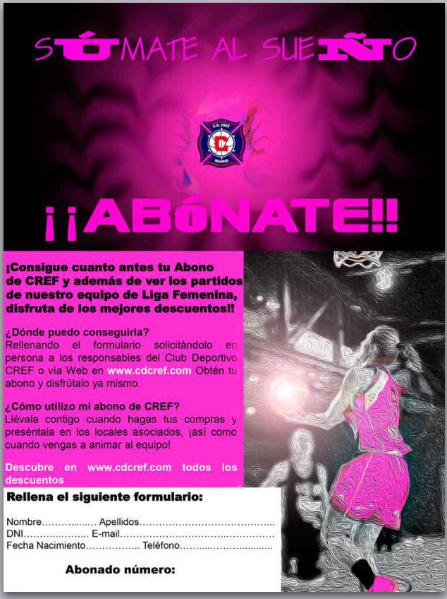 Os presentamos la campaña de abonos: ¡Súmate al sueño! ¡Abónate! cdcref.com/news/sumate-al…