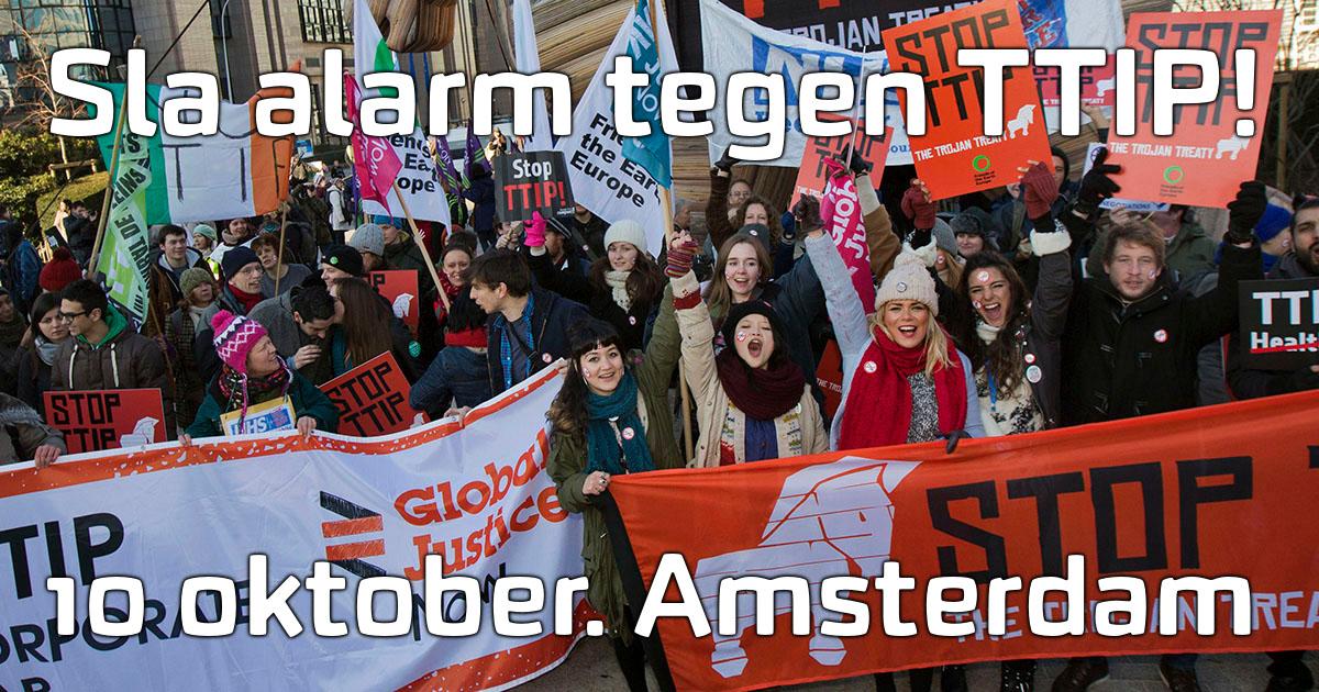 heinlock's tweet photo. Waarom protesteren tegen #TTIP? Om de boetes op klimaatactie en bescherming van vervuilers http://t.co/5kFOgwprfH https://t.co/L6iaxkkmUF