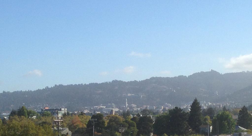 Another beautiful day in the bay area. And UC Berkeley by the looks of it! #viewfromlab #UCBerkeley