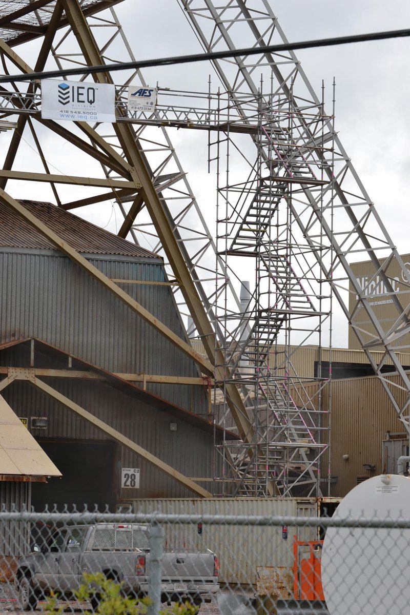 Groupe_IEQ's tweet image. Montage terminé avec succès pour Niobec Inc.. Faites confiance au Groupe IEQ pour vos travaux industriels