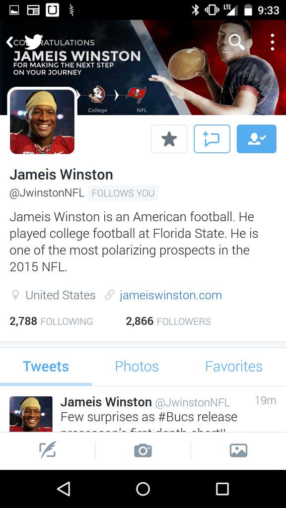 deepdfspicks's tweet image. If he follows you you have to draft him, right? #nflfantasy #draftrules @JwinstonNFL