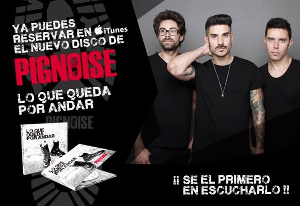 Rociopig's tweet photo. El 1 de Septiembre podréis reservar el disco "Lo Que Queda Por Andar" 
¡y llevaros 2 temas inéditos!  
SOLO EN ITUNES http://t.co/n2CV8zi2zG