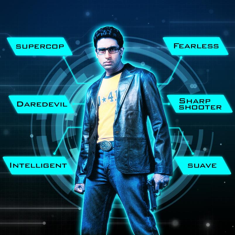 BachchanJrFC's tweet photo. #11YearsOfDhoom:Catching thieves seems like a child's play for the smart and handsome Jay Dixit a.k.a @juniorbachchan http://t.co/XfEYQOkKEL