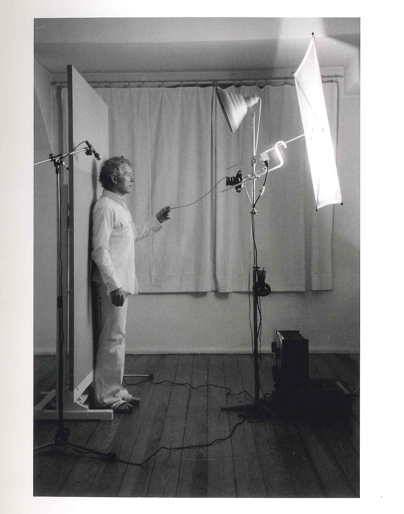 Happy Birthday to Roman Opalka, who would have been 84 today. Photo of Opalka taking one of his self-portraits c.1976 