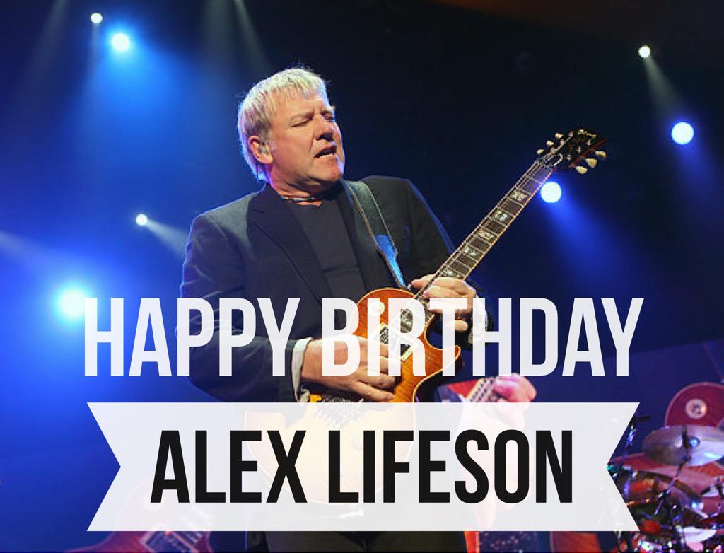 Happy birthday Alex Lifeson!! 