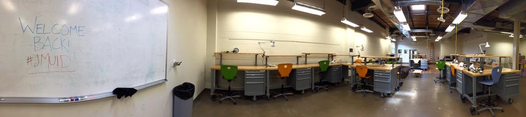 iamAudreyBarnes's tweet image. Studio reorg. Get excited @jmu_id! #JMUID #JMU #IndustrialDesign