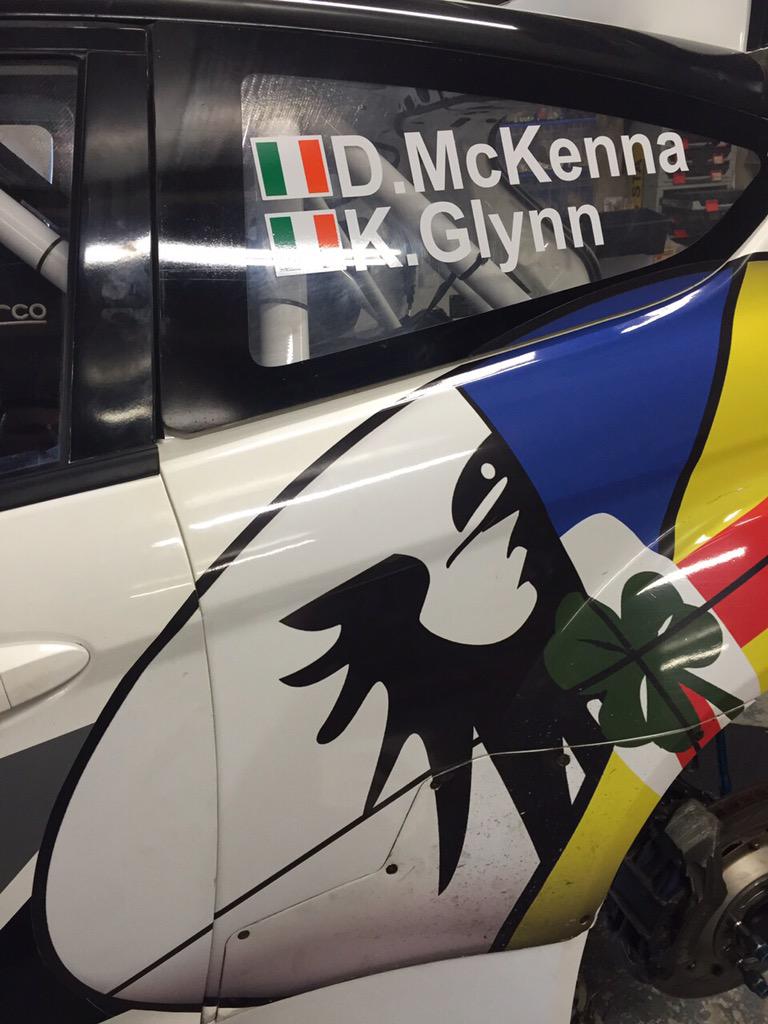 Nice to see <a href="/DMKMotorsport/">Daniel Mc Kenna</a> &amp; <a href="/kevinglynn2005/">Glynner</a> names on our #r5 #fiesta for <a href="/GalwayMotorClub/">Galway Motor Club</a> Summer rally <a href="/MSportLtd/">M-Sport</a>