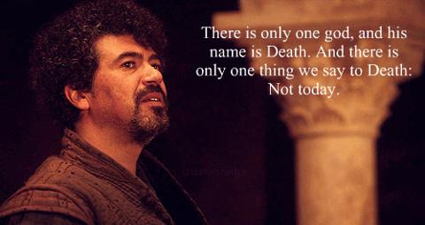 JoshiNevil's tweet photo. There's only one thing we say to death .. #GameOfThrones #tyrin #GoT #folowforfolow #follobackinstantly #folloback http://t.co/66qKSoA2gy
