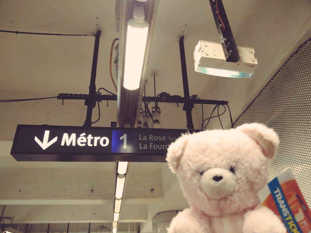 Roger_Cyr's tweet image. #Roudoudou de la #Team2 prends pour la première fois métro à #Marseille #Ticket2015