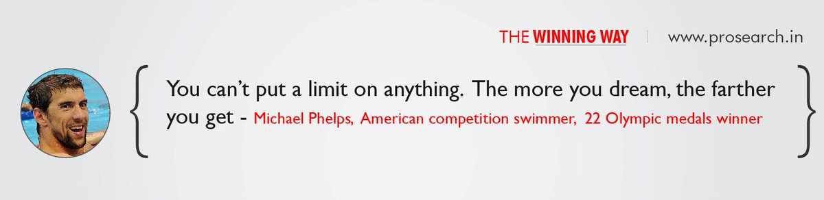 TheWinningWay_'s tweet photo. American champion swimmer @MichaelPhelps on the importance of dreaming big. #TheWinningWay #dreambig #inspiration http://t.co/77V4w80SMq