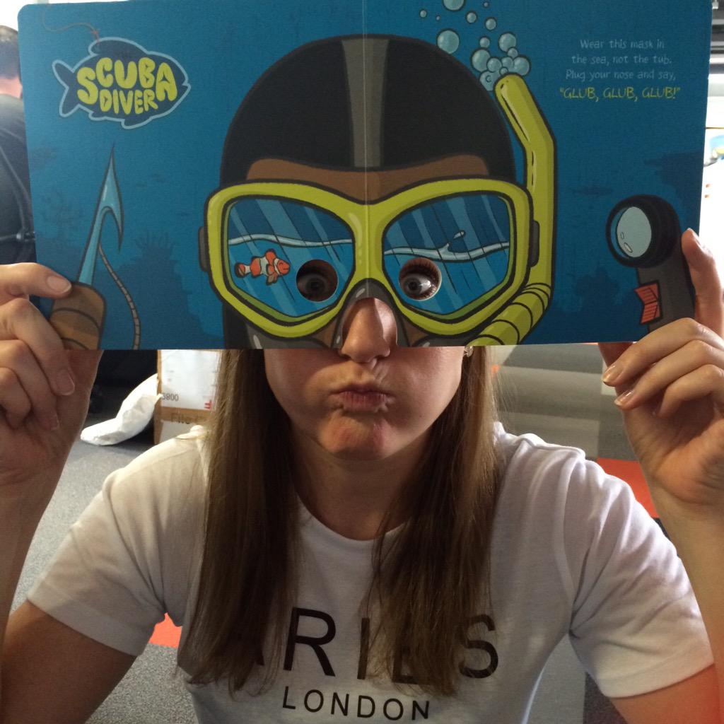PrimaBabyMag's tweet photo. How fun is this #BookOMasks, one of many #wearablebooks from @CuriousFoxBooks?! We've had a great time reading it! http://t.co/hPQveCuQBG