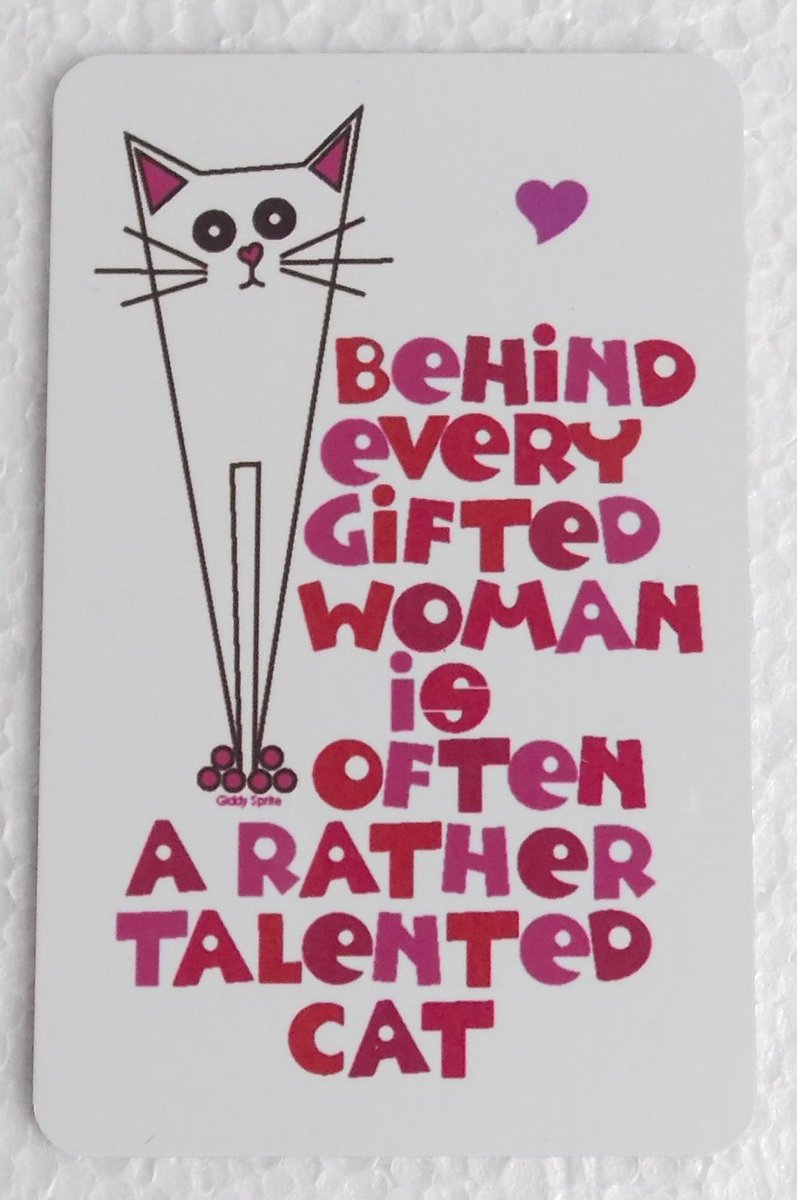 GiddySprite's tweet photo. #Awesome #Giveaway RT for chance to #win this small metal quote card. Winner announced 29 Aug. #CatLovers #Women http://t.co/HXLcTG7zap