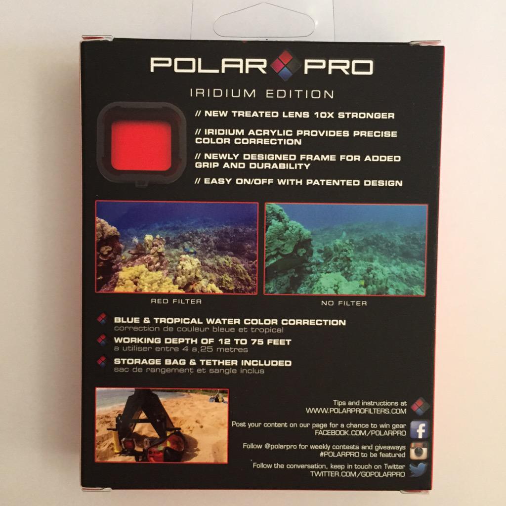 thermalu's tweet photo. Por fin distribuidor oficial en España Mejor filtro para #gopro @gopolarpro @ecoTiendaBuceo http://t.co/viVzpXVhEG http://t.co/CRvRduMlbc”