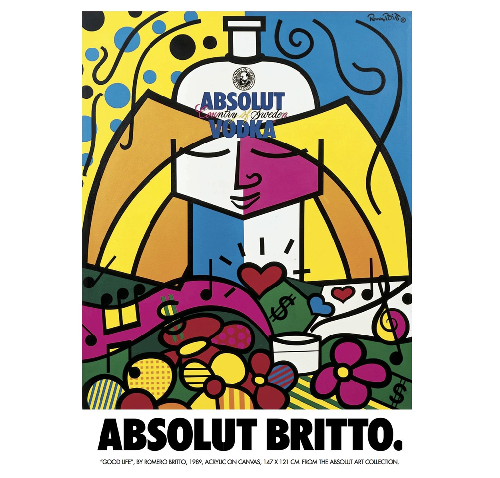 Absolut_ES's tweet photo. Nos encanta vernos a través de los ojos de Romero Britto #Absolut #AbsolutAd #Tbt #ThrowBack #RomeroBritto http://t.co/uV5ux6ilBz