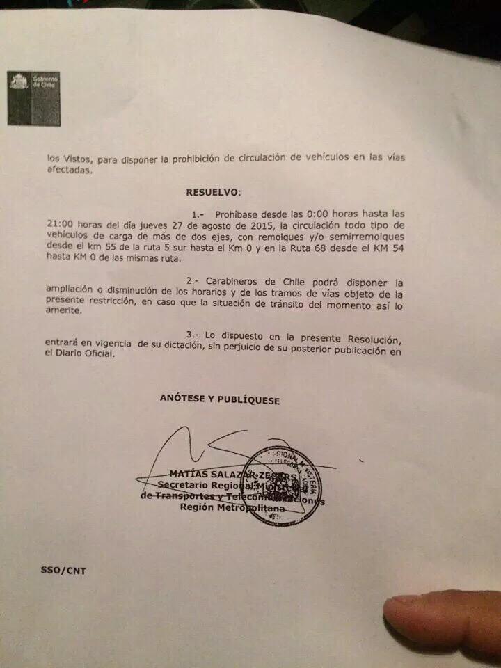 Con decreto ESTILO CHAVISTAS <a href="/GobiernodeChile/">Gobierno de Chile</a> quiere prohibir marcha. Perdieron mínimo pudor #bienvenidoscamioneros