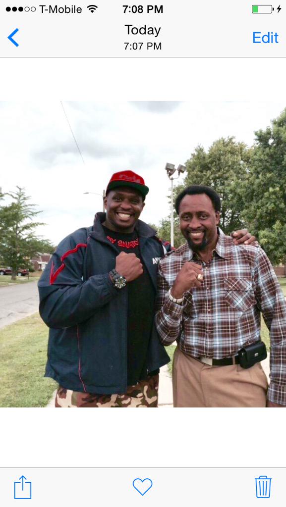 DillianWhyte's tweet image. Met this guy at the gym today and he said to beat AJ all I need to do is show up he seems to know what he's on about?