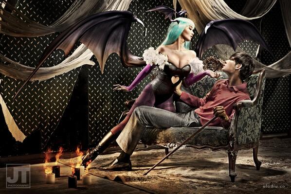 cosplaybelle's tweet photo. ヴァンパイア ハンター   モリガン＝アーンスランド http://t.co/zBtZwXUVLf http://t.co/bdxwJfqWsS