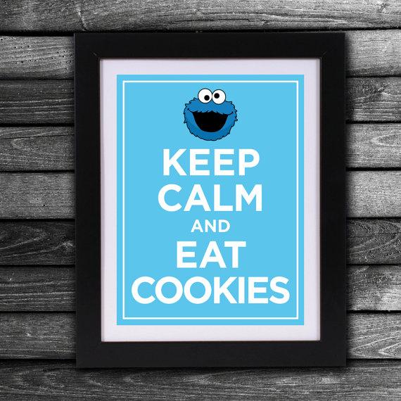 rubberdogdesign's tweet photo. Keep Calm and Eat Cookies. Instant Downloadable by RubberDogDesign http://t.co/27npigcBBs #cookie http://t.co/3yfUN4pB0a