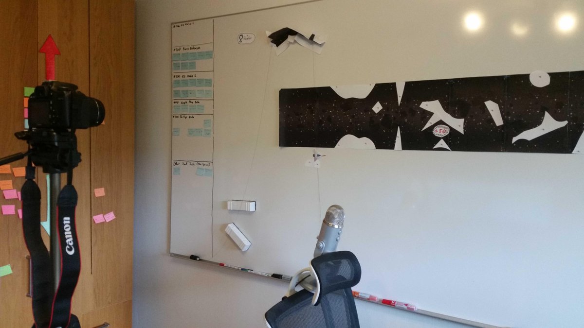 VoiderTheGame's tweet photo. All set for recording #Kickstarter video for @VoiderTheGame #indiedev #gamedev http://t.co/zuts7sWc7k