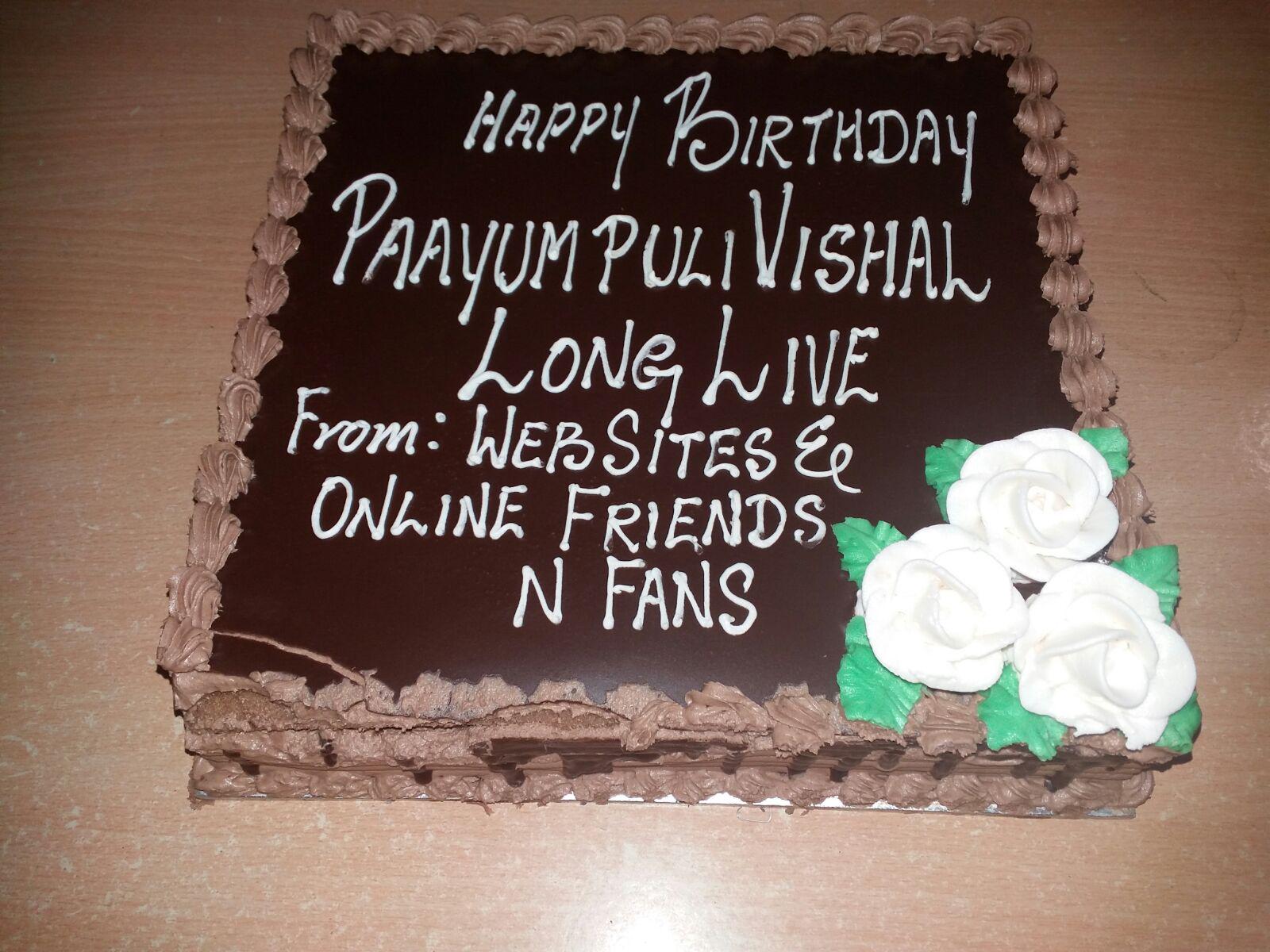 Details 111+ happy birthday cake vishal latest kidsdream.edu.vn