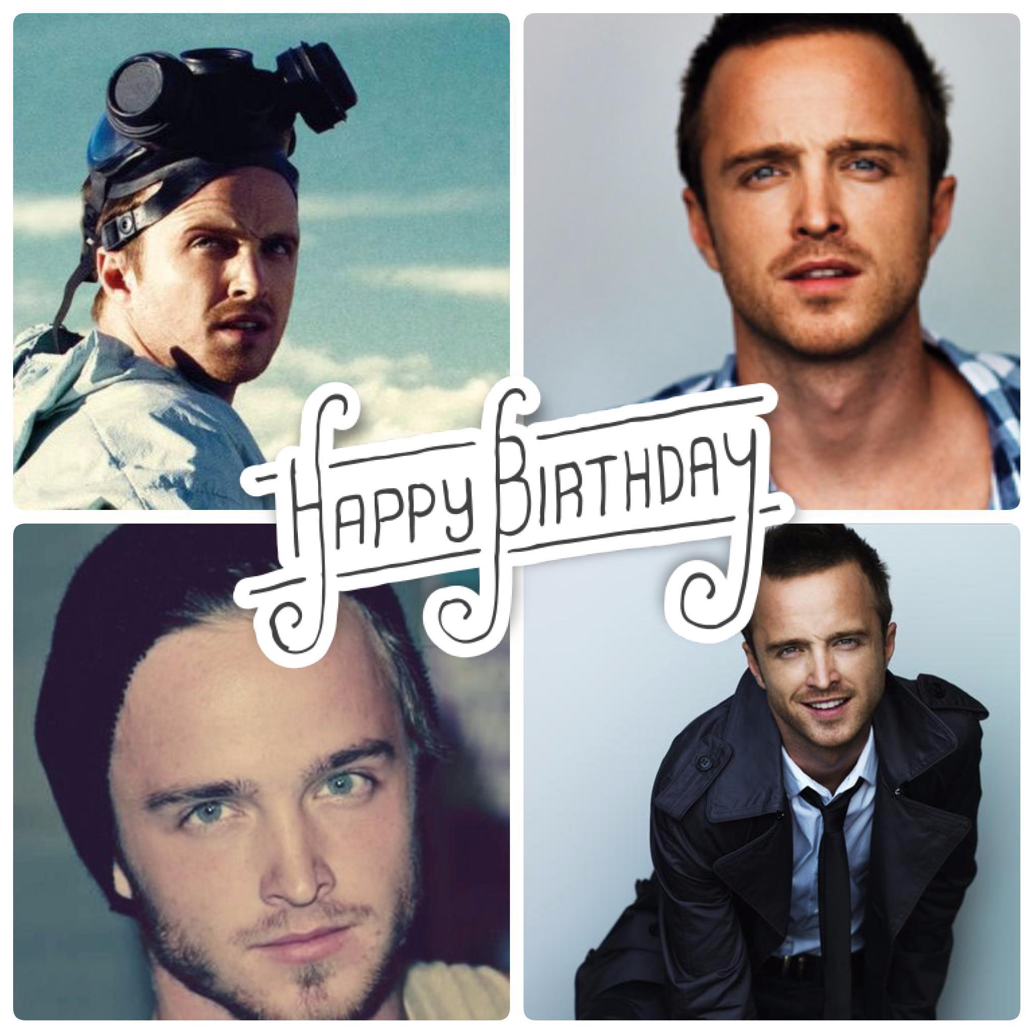 Happy 36th Birthday to the amazing Aaron Paul!! We miss Jesse Pinkman, too :) 