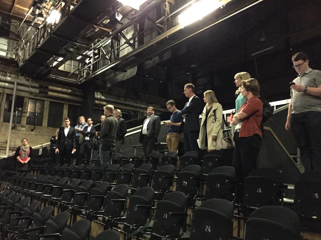 Begehung der Kongress-Location für die #shh15 auf #kampnagel mit den Qualitätspaten. Das wird in jedem Fall groß!