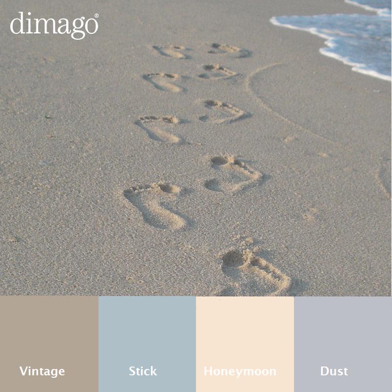 Nog even mijmeren over je vakantie? Wie weet nog een dagje naar het strand. Poederachtige pastels blijven #woontrend.