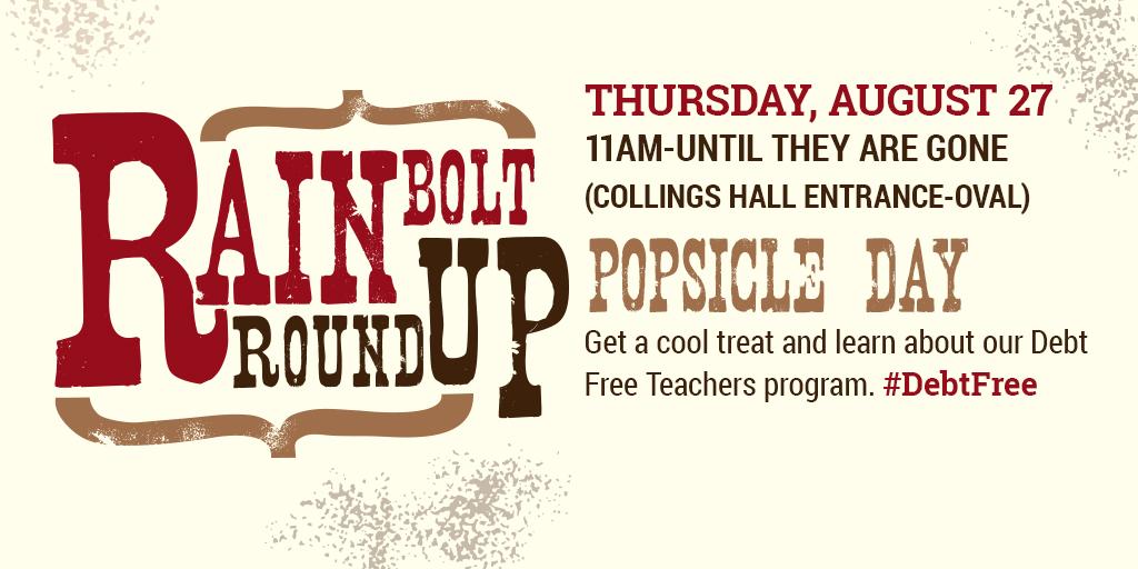 oueducation's tweet image. I scream, you scream, we all scream for…popsicles! We have them in front of Collings Hall starting at 11 am.