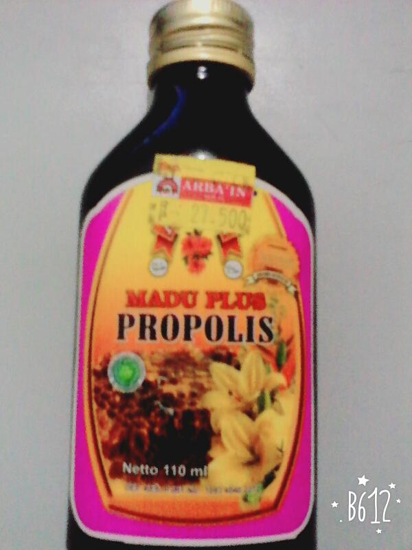 "MADU PLUS PROPOLIS" yg berkhasiat sbg anti oksida yg kuat terhadap radikal bebas