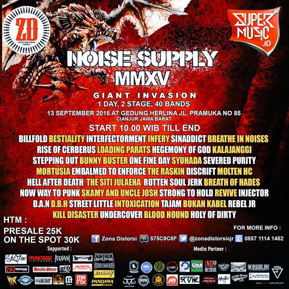 NOISE SUPPLY2015 (GIANT INVANSION) 13/09/2015 at gdng Herlina-CJR. <a href="/infery_metal/">Infery Indonesia</a> <a href="/bunnybuster18/">BUNNY BUSTER</a> @Skamy_ID