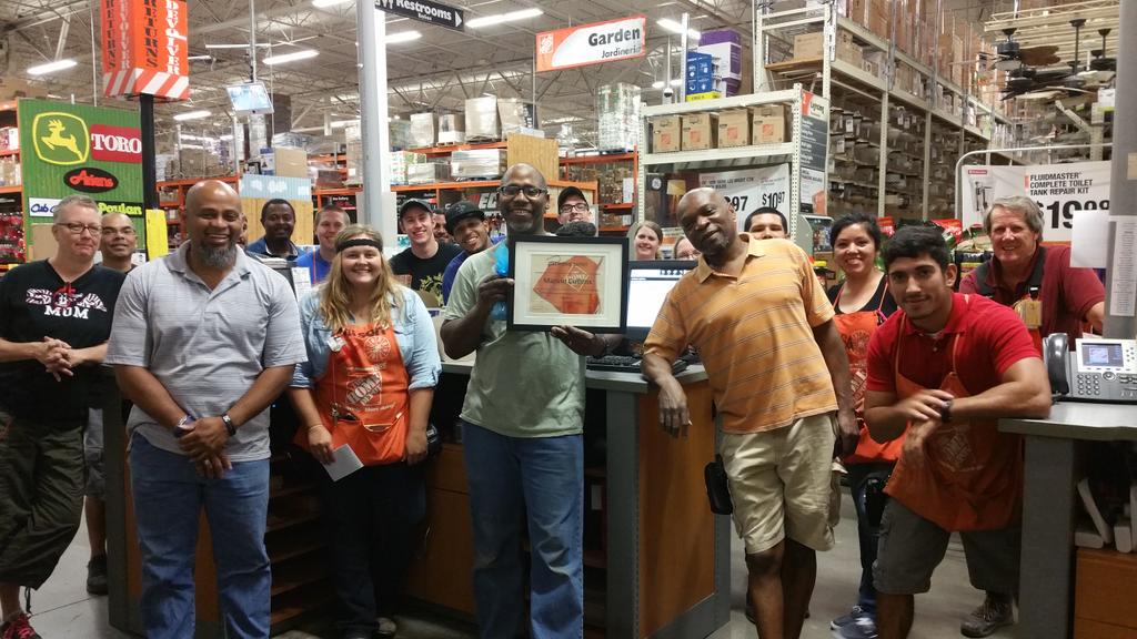 Celebrating Marvin and his 20 years of service <a href="/HomeDepot/">The Home Depot</a> <a href="/THD6568/">Mansfield Home Depot</a>  @zakkask <a href="/SwitzerSharon/">Sharon Switzer</a> @L_Harris0908