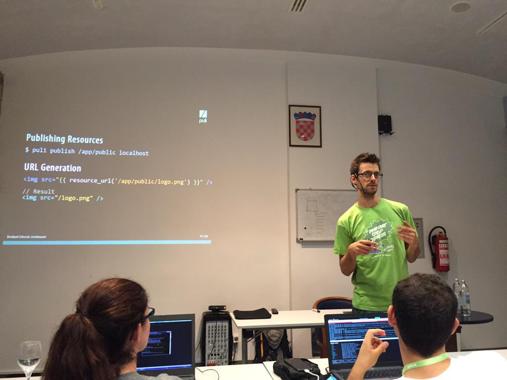 pjedrzejewski's tweet image. Finally learning about #Puli from @webmozart. Great stuff! #phpsummer