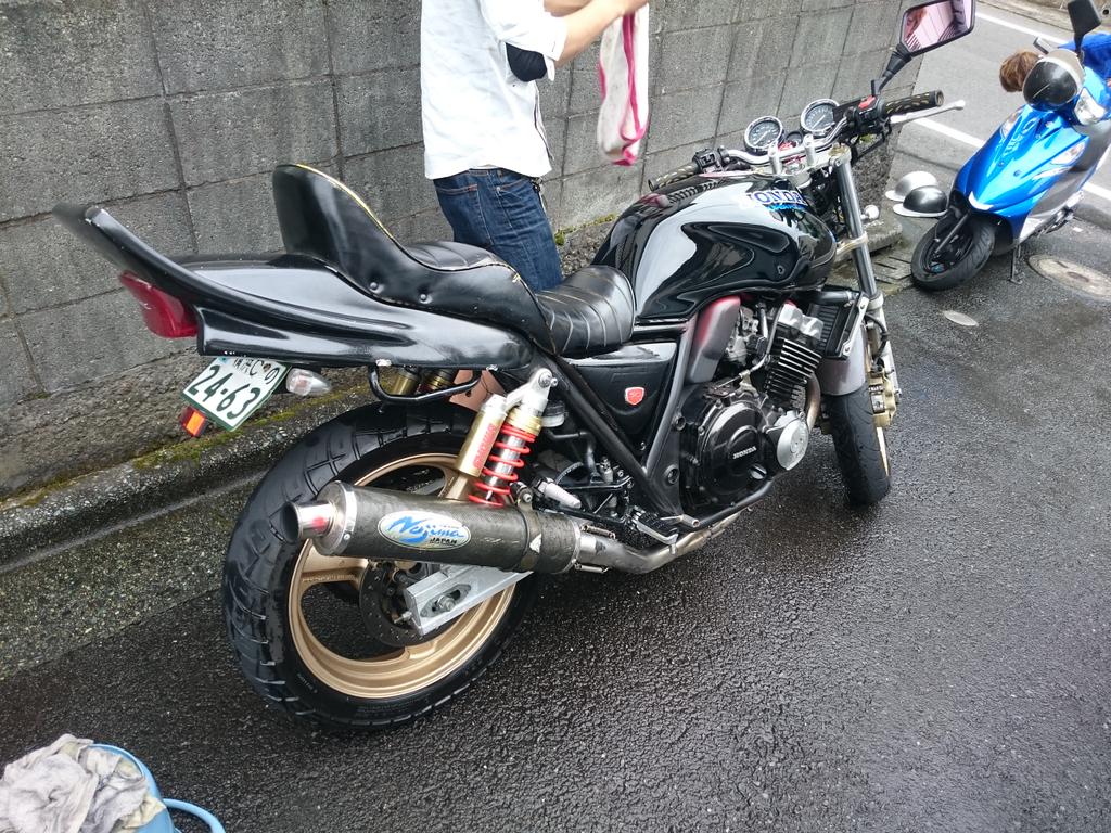 cb400sf チビ三段　HONDA