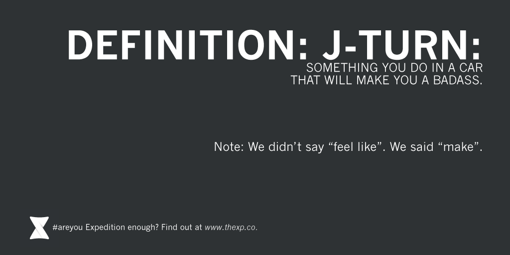 TheXpCo's tweet photo. Allow us to introduce you to yourself during a perfectly executed J-Turn. Meet us first at http://t.co/hiMQk7VqRF. http://t.co/v9QC6uiESG
