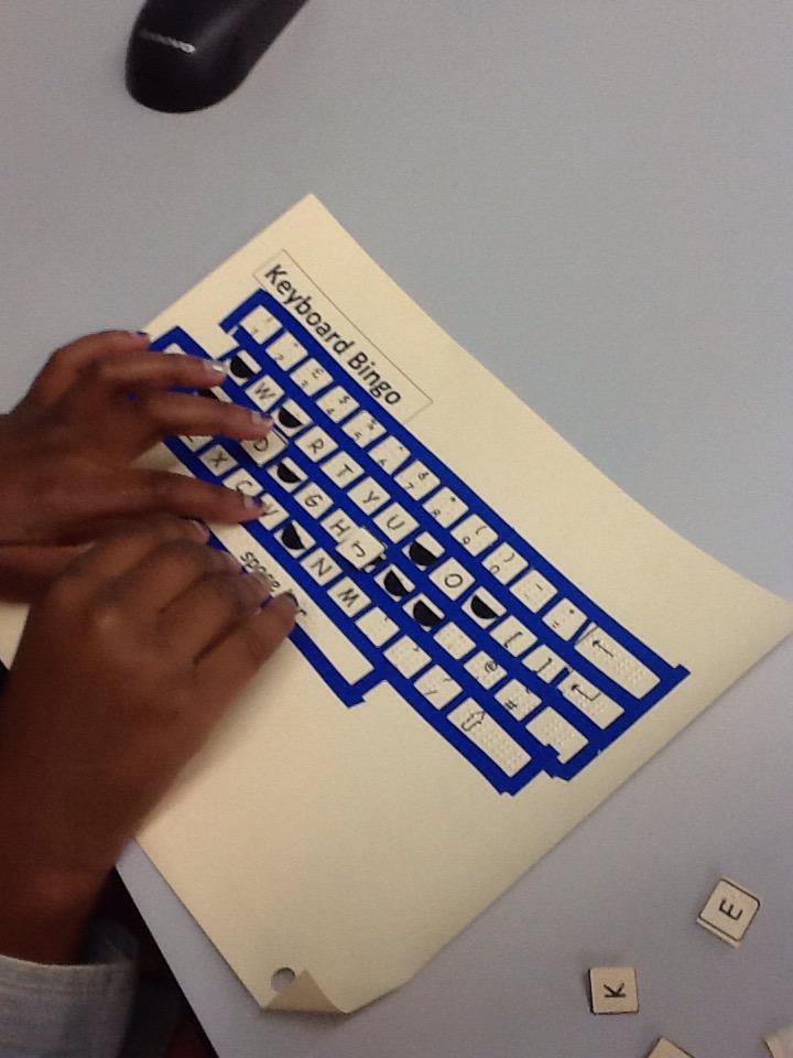 Keyboard Bingo rocks! Jolly Ranchers to the MAP3 class winners! #technologyisfun #TSBtigers #schoolfortheblind