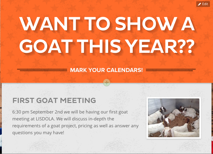 MarcusFFA's tweet photo. Interested in showing a goat this year? See below for more info! http://t.co/nNzsmQv6BE
