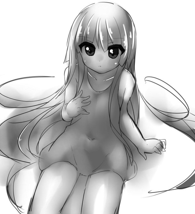 体のバランスが直れないまま時間が去った... 
#深夜の真剣お絵描き60分一本勝負 