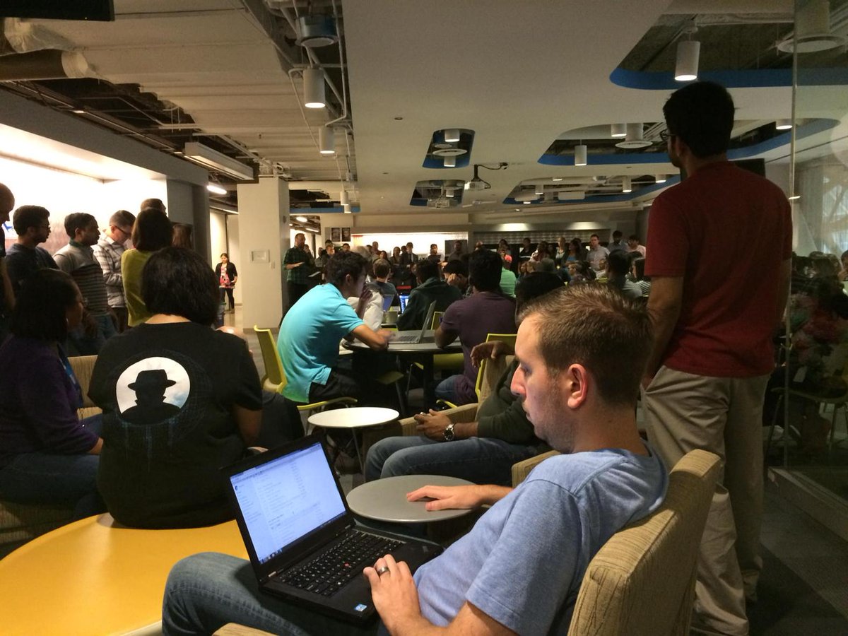 MPGoldwasser's tweet photo. Overflow participation for #teamorbitz day away. Teams have 24 hrs to come up with the next big idea. @Orbitz http://t.co/mgaZJMln1Y
